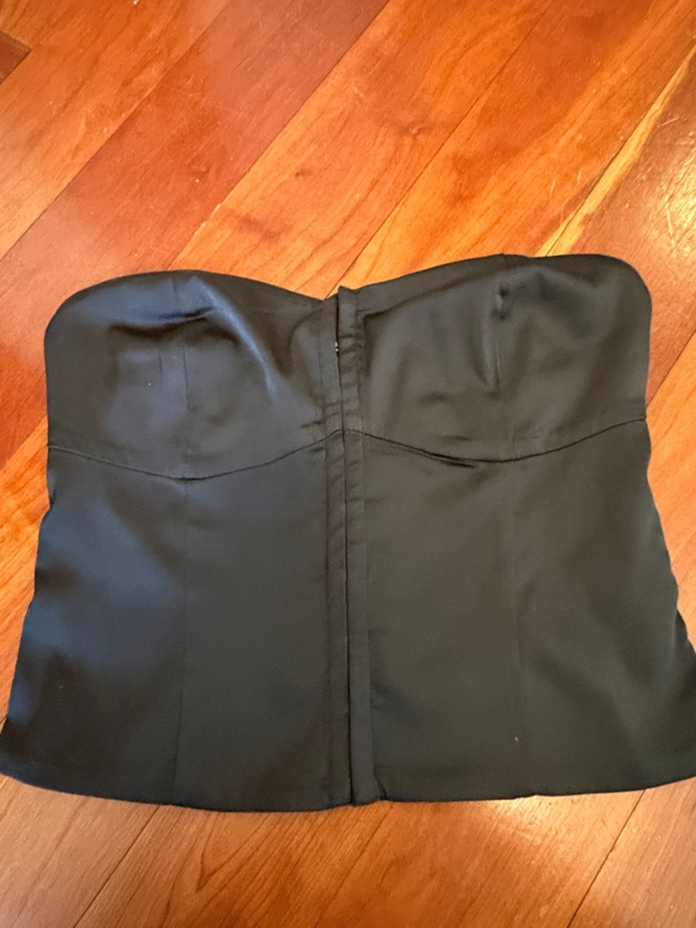 Abercrombie & Fitch Black Strapless Bustier Top